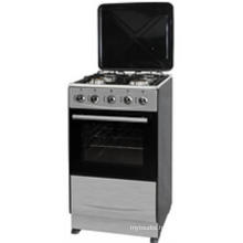 Free Standing with Enameled Pan Gas Oven (SS+metal lid)